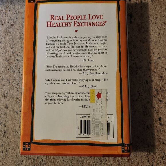 Cooking Healthy with a Man In Mind Hardcover Book - Picture 2 of 7